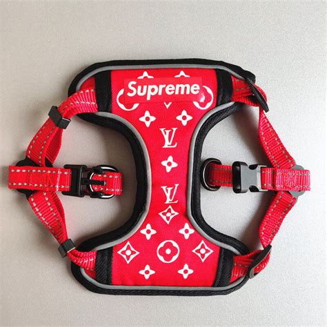 supreme louis vuitton dog harness|louis vuitton clothing stores.